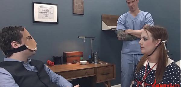Bdsm skank throating dick